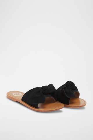 Mules en nubuck Westchester - Noir