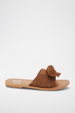 Mules en nubuck Westchester - Camel