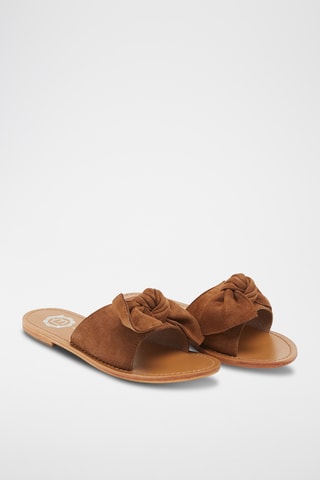 Mules en nubuck Westchester - Camel
