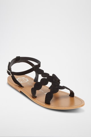 Sandales en cuir Thuja - Noir