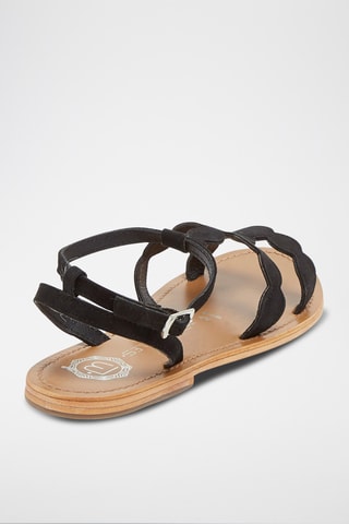 Sandales en cuir Thuja - Noir
