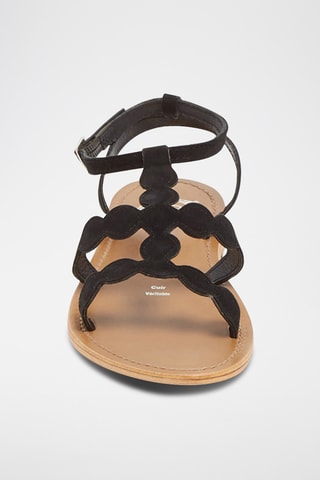 Sandales en cuir Thuja - Noir