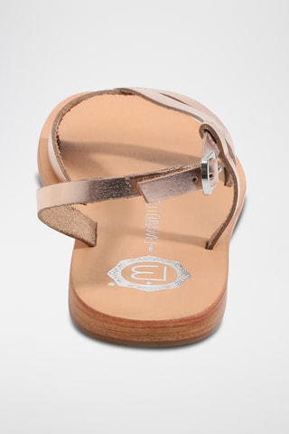 Sandales en cuir Amadrya - Doré rose