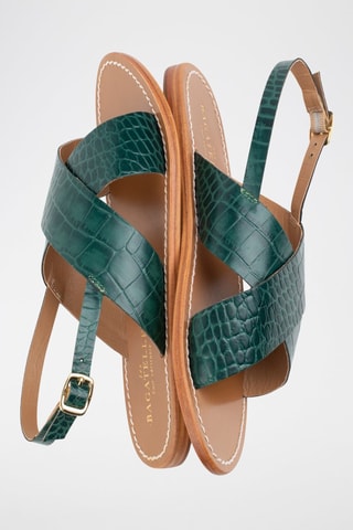 Sandales en cuir Sibella - Vert