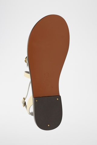 Sandales en cuir Abhiri - Blanc