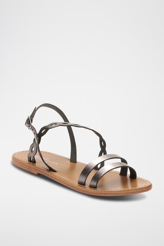 Sandales en cuir Agrata - Gris