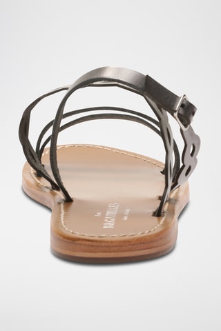 Sandales en cuir Agrata - Gris