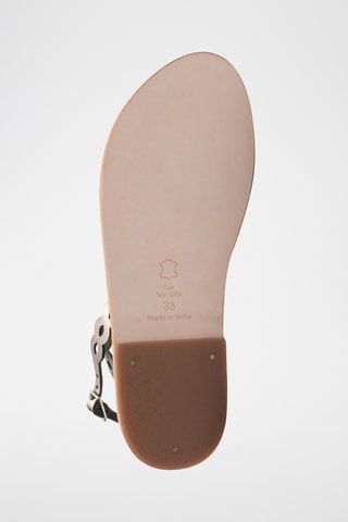 Sandales en cuir Agrata - Gris