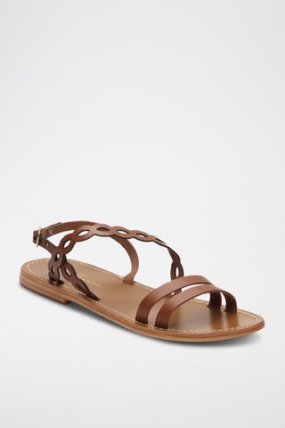Sandales en cuir Agrata - Marron
