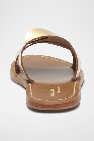 Mules en cuir Aditri - Doré