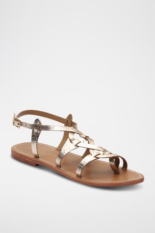 Sandales en cuir Graham - Doré