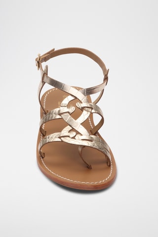 Sandales en cuir Graham - Doré