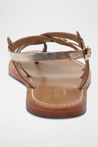Sandales en cuir Graham - Doré