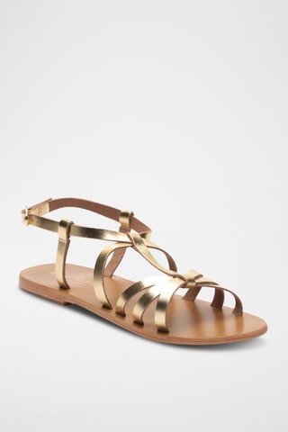 Sandales en cuir Aishwarya - Doré