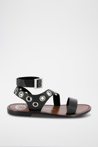 Sandales en cuir Pernettya - Noir