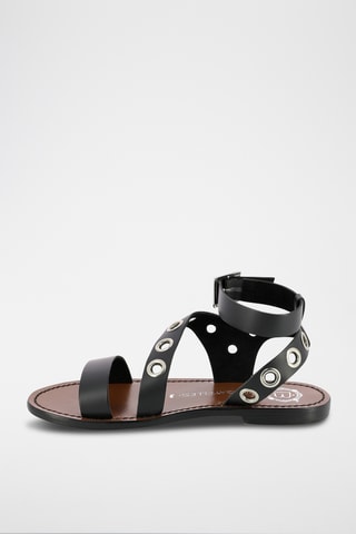 Sandales en cuir Pernettya - Noir