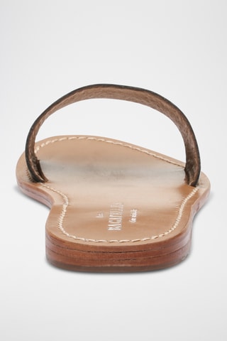 Mules en cuir de chèvre York - Vert