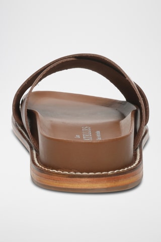 Mules en cuir Beryl - Camel