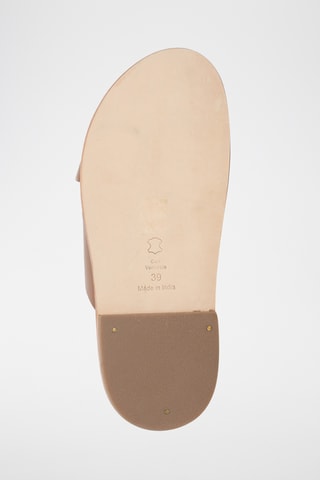 Mules en cuir Beryl - Camel