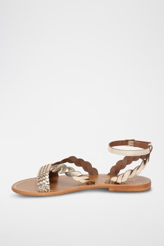Sandales en cuir Anita - Doré
