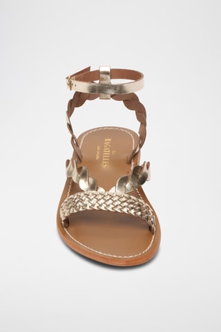 Sandales en cuir Anita - Doré