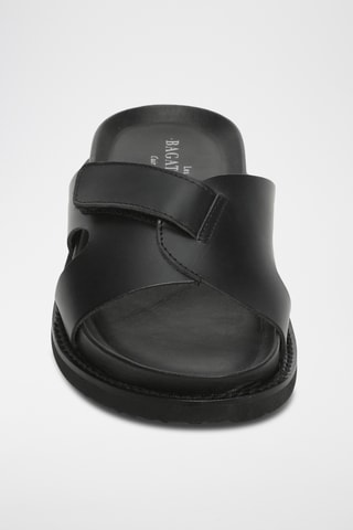 Mules en cuir Manuela - Noir