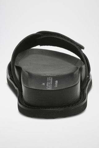 Mules en cuir Manuela - Noir