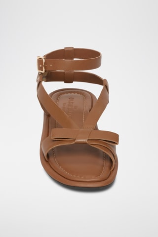 Sandales en cuir de mouton nappa Azahar - Camel