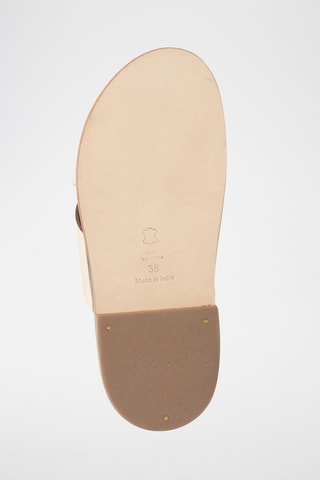 Mules en cuir Beryl - Doré