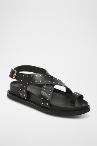 Sandales en cuir Idalina - Noir
