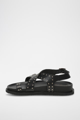 Sandales en cuir Idalina - Noir