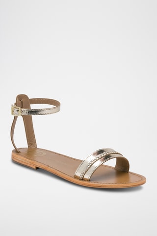 Sandales en cuir Pasas - Doré