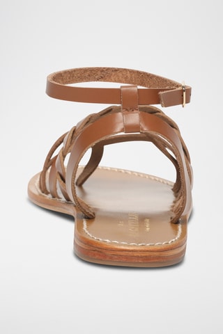 Spartiates en cuir Loano - Camel