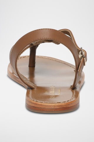 Sandales Xylia en cuir de chèvre - Camel
