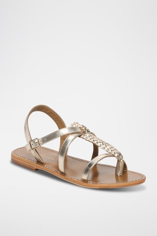 Sandales Xylia en cuir de chèvre - Doré
