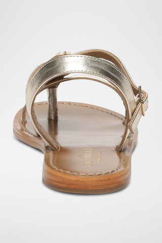 Sandales Xylia en cuir de chèvre - Doré