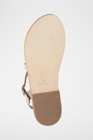 Sandales Xylia en cuir de chèvre - Doré