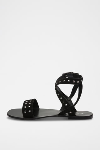 Sandales en cuir Brielle - Noir