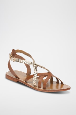 Sandales en cuir Tesino - Camel
