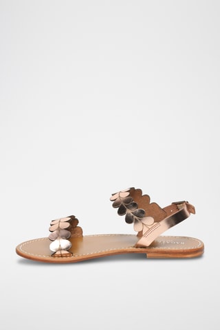Sandales en cuir Domizia - Doré rose