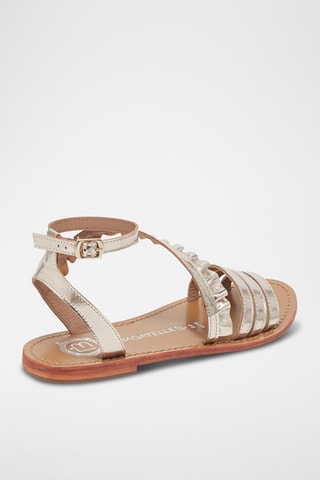 Sandales en cuir Carroll - Doré
