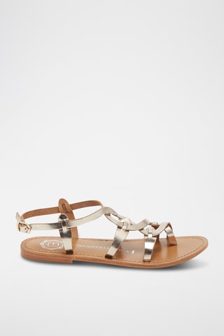 Sandales en cuir Graham - Doré