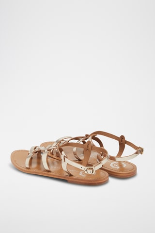 Sandales en cuir Graham - Doré