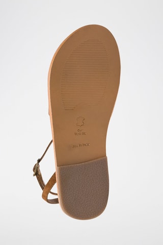 Sandales en cuir Thuja - Marron