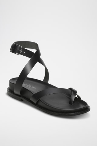 Sandales en cuir Pastora - Noir