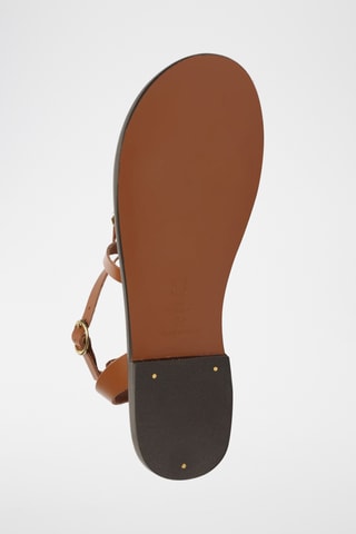 Sandales en cuir Abhiri - Camel