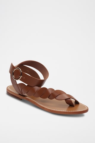 Sandales en cuir Lee - Marron