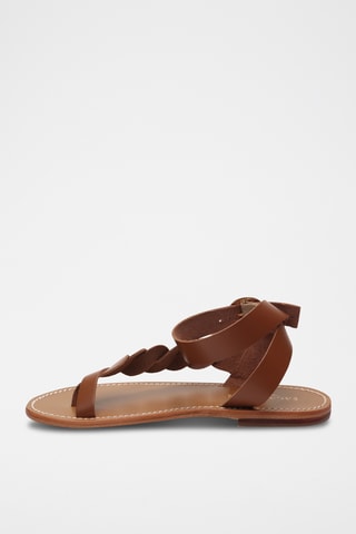 Sandales en cuir Lee - Marron