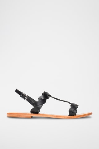 Sandales en cuir Burke - Noir