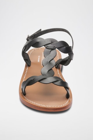 Sandales en cuir Burke - Noir